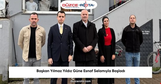 Başkan Yılmaz Yıldız Güne Esnaf Selamıyla Başladı