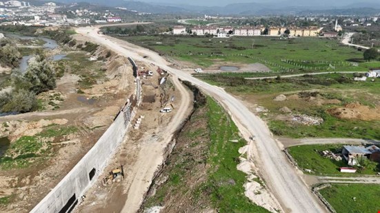 Çamköy Hal Kavşağı Yolunda Çalışmalar Sürüyor