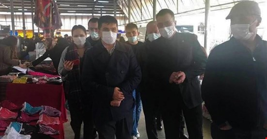 Çilimli de esnaf ziyareti yaptılar...