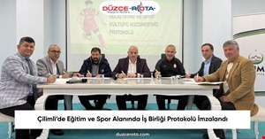 Çilimli’de Eğitim ve Spor Alanında İş Birliği Protokolü İmzalandı