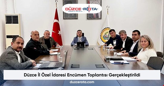Düzce İl Özel İdaresi Encümen Toplantısı Gerçekleştirildi