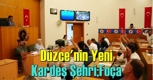 DÜZCE BELEDİYE MECLİSİ 26 GÜNDEM MADDESİ İLE TOPLANDI