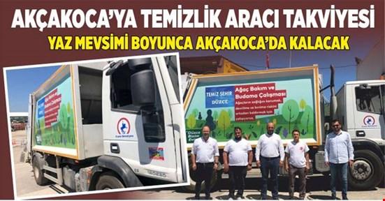 DÜZCE BELEDİYESİNDEN AKÇAKOCA’YA YARDIMELİ