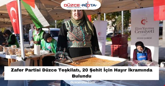 Düzce Halkı Filistin İçin Tek Yürek Oldu
