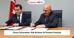 Düzce Üniversitesi, Halk Bankası ile Protokol İmzaladı