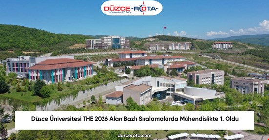 Düzce Üniversitesi THE 2026 Alan Bazlı Sıralamalarda Mühendislikte 1. Oldu
