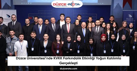 Düzce Üniversitesi’nde KVKK Farkındalık Etkinliği Yoğun Katılımla Gerçekleşti