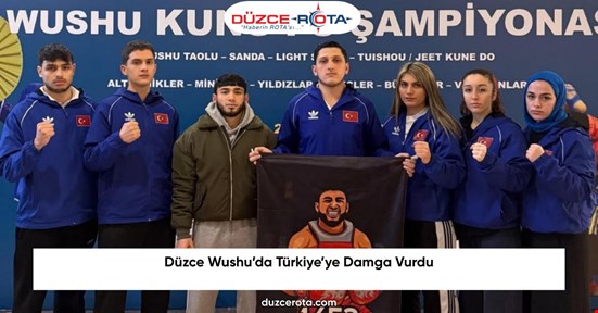Düzce Wushu’da Türkiye’ye Damga Vurdu