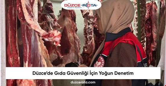 Düzce’de Gıda Güvenliği İçin Yoğun Denetim