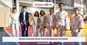 Düzceli Judocular Kemer Sınavında Başarıyla Tamamladı