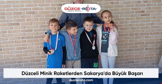 Düzceli Minik Raketlerden Sakarya'da Büyük Başarı