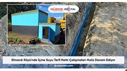 Elmacık Köyü'nde İçme Suyu Terfi Hattı Çalışmaları Hızla Devam Ediyor