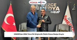 GİADER’den 2026 Yılının İlk Girişimcilik Ödülü Düzce Medya Grup’a