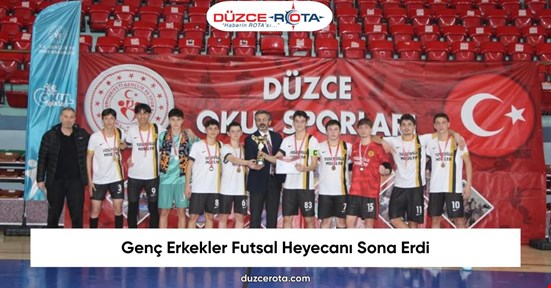 Genç Erkekler Futsal Heyecanı Sona Erdi