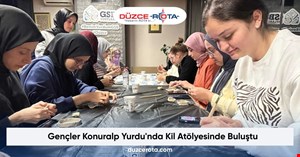 Gençler Konuralp Yurdu'nda Kil Atölyesinde Buluştu