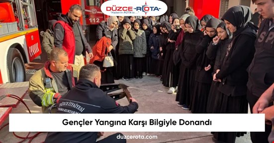 Gençler Yangına Karşı Bilgiyle Donandı