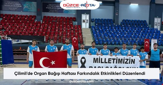 Gençlerden Örnek Davranış Voleybol Turnuvasında Şehitler İçin Saygı Duruşu