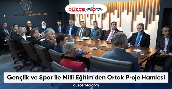 Gençlik ve Spor ile Milli Eğitim'den Ortak Proje Hamlesi