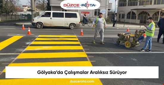 Gölyaka’da Çalışmalar Aralıksız Sürüyor