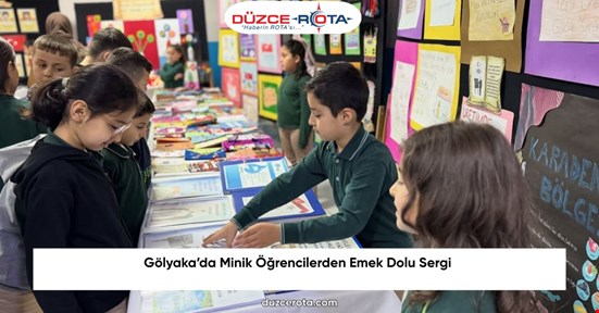 Gölyaka’da Minik Öğrencilerden Emek Dolu Sergi