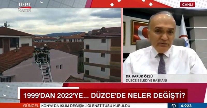 ‘GÜNAYDIN TÜRKİYE’ PROGRAMINDA DÜZCE DEPREMİNİ ANLATTI