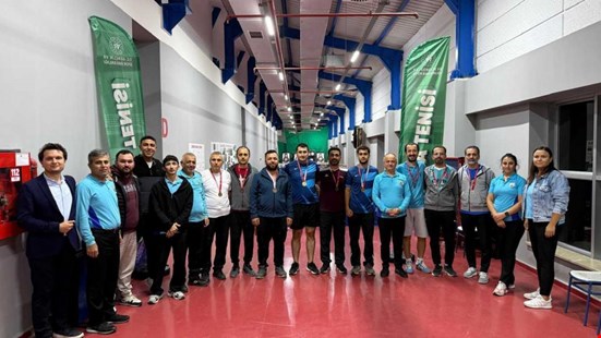 Kamu Spor Oyunları Masa Tenisi Müsabakaları Sona Erdi