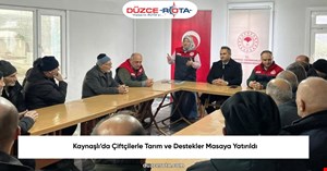 Kaynaşlı’da Çiftçilerle Tarım ve Destekler Masaya Yatırıldı