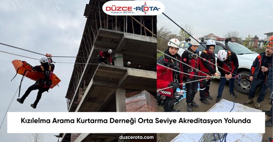 Kızılelma Arama Kurtarma Derneği Orta Seviye Akreditasyon Yolunda