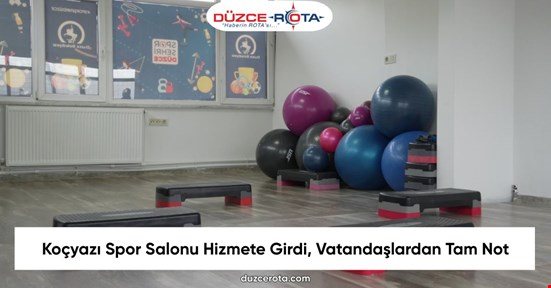 Koçyazı Spor Salonu Hizmete Girdi, Vatandaşlardan Tam Not
