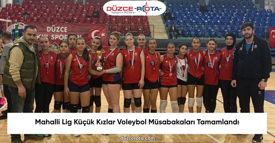 Mahalli Lig Küçük Kızlar Voleybol Müsabakaları Tamamlandı