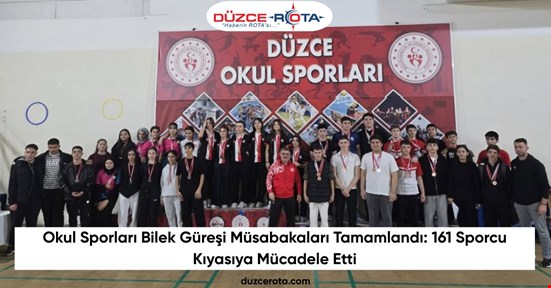 Okul Sporları Bilek Güreşi Müsabakaları Tamamlandı: 161 Sporcu Kıyasıya Mücadele Etti