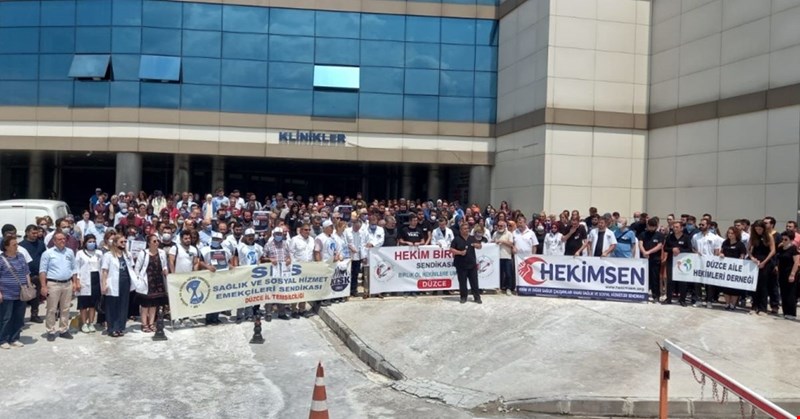 Sağlıkçılar şiddete karşı tek ses