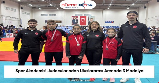 Spor Akademisi Judocularından Uluslararası Arenada 3 Madalya