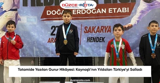 Tatamide Yazılan Gurur Hikâyesi: Kaynaşlı’nın Yıldızları Türkiye’yi Salladı