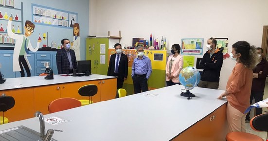 TÜBİTAK HEYETİ İNCELEMEDE BULUNDU