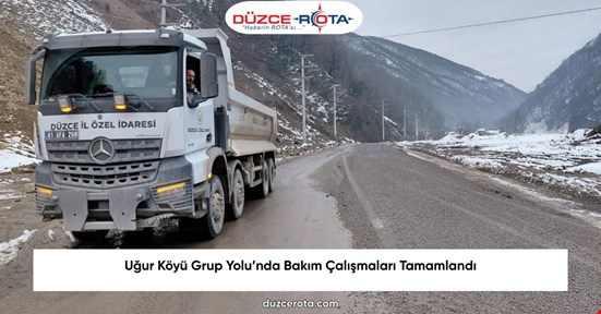 Uğur Köyü Grup Yolu’nda Bakım Çalışmaları Tamamlandı