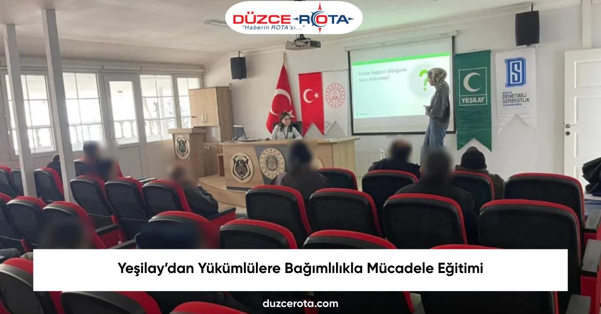 Yeşilay’dan Yükümlülere Bağımlılıkla Mücadele Eğitimi