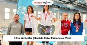 Yıldız Yüzücüler Çilimli’de Rekor Mücadelesi Verdi