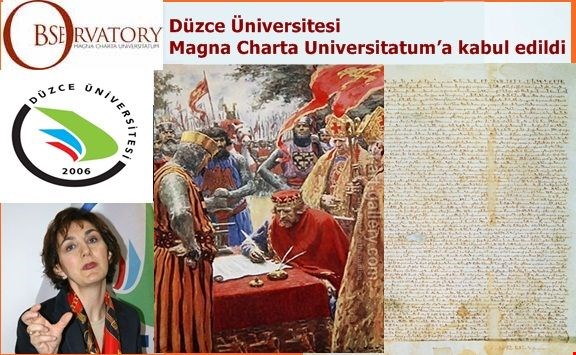 Düzce Üniversitesi Magna Charta Universitatum’a kabul edildi
