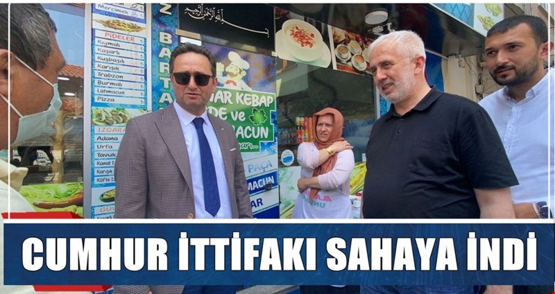İKİ BAŞKAN YANMAZ VE KESKİ ESNAF GEZİSİ YAPTI
