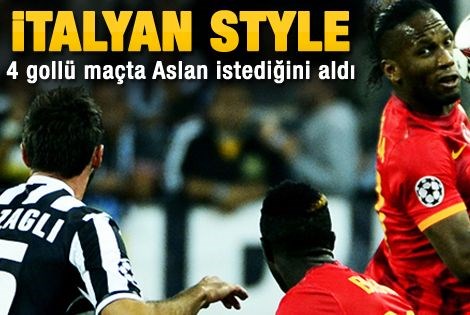 Mancinili Galatasaray, Juventusla 2-2 berabere kaldı