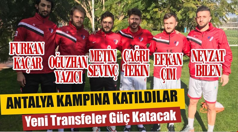 Düzcespor’un Yeni Transferleri Kampa Katıldı