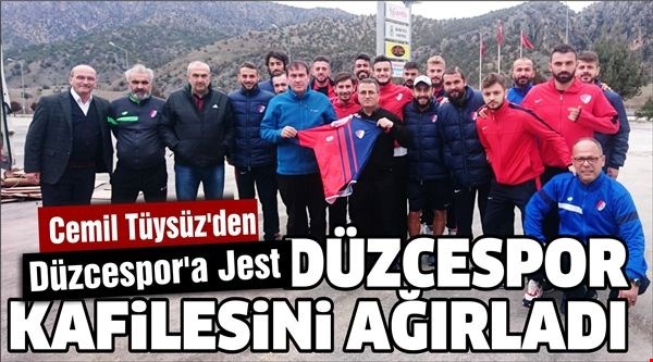 DÜZCESPOR Cemil Tüysüz’e Misafir Oldu