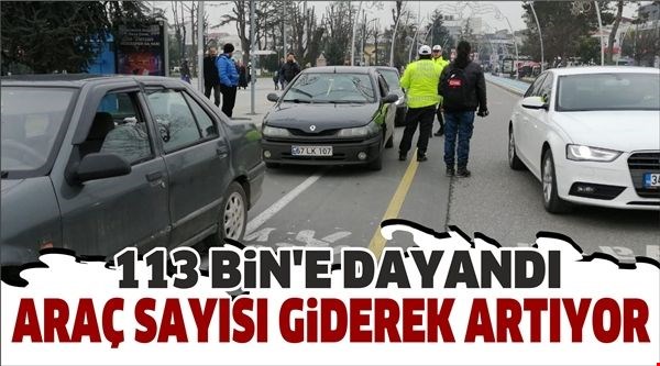Araç sayısı 112 bin 97 oldu