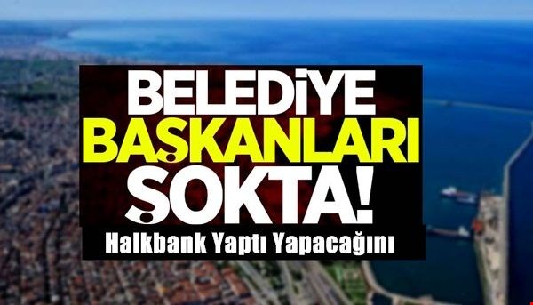Korona Virüsle Uğraşan Belediyelere Bir Şok da Halk Bankasından