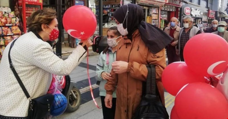 CHP Kadın Kolları'ndan 23 Nisan etkinliği!
