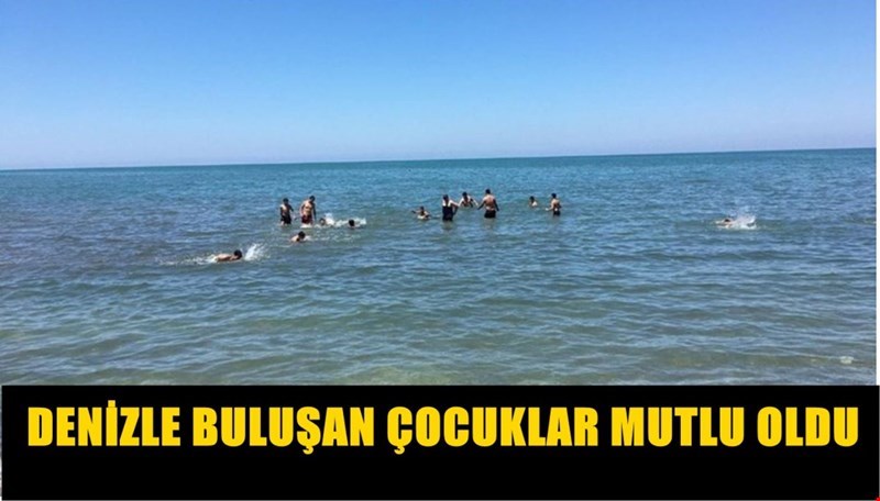 Çocuk evlerinde kalanlara deniz sefası