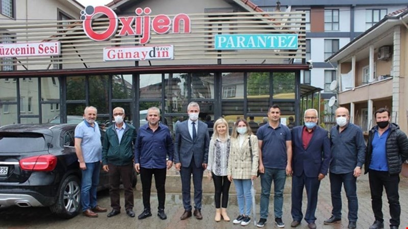 DEVA PARTİ'SİNDEN OXİJEN'E ZİYARET...