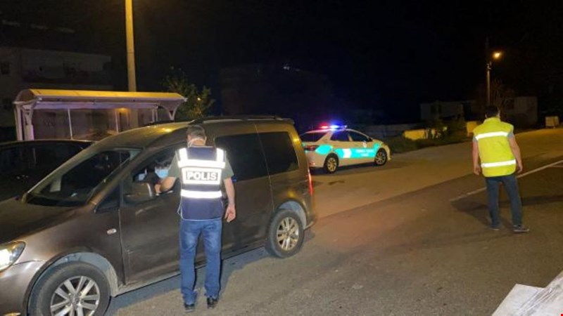Düzce'de korona virüs denetimleri sürüyor