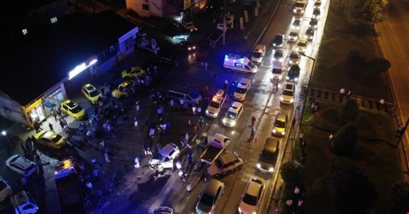Düzce'de zincirleme kaza!